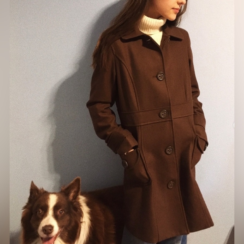 Tulle Brown Women's Coat